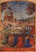 Jean Fouquet Descent of the Holy Ghost upon the Faithful oil on canvas